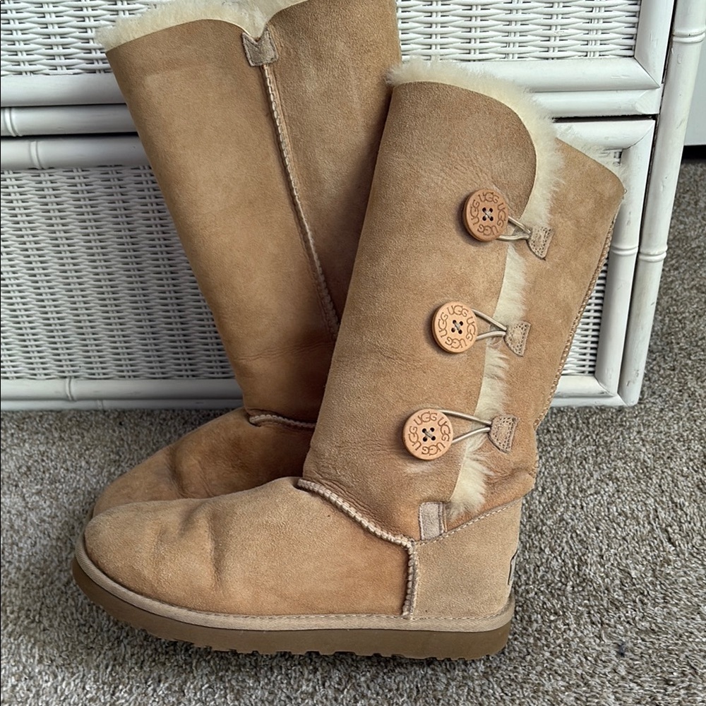 UGG Women's Brown Suede Winter Boots